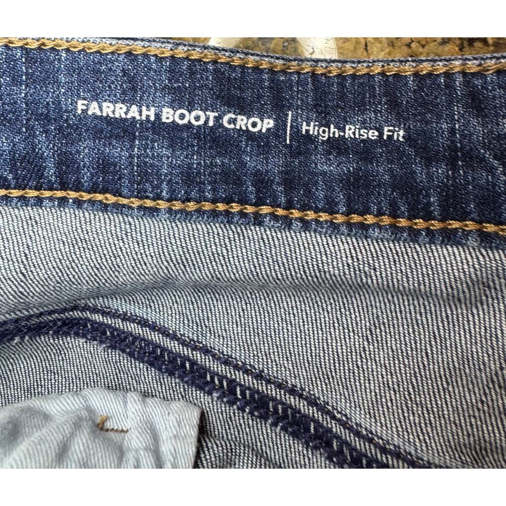 AG Farrah High Rise Crop Boot Jeans - Size 33 - New - Picture 2 of 6